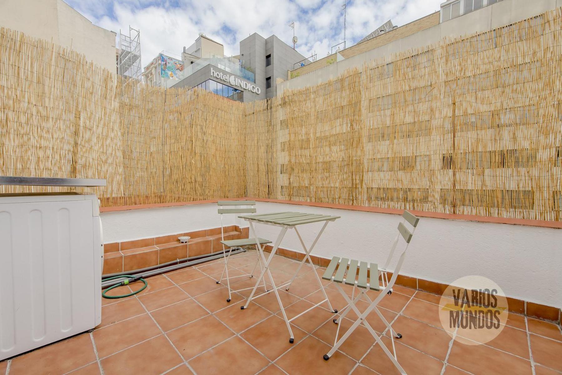 Atico Calle Silva Para 3Pax Con Terraza Esquina Con Gran Via E2 Madrid Dış mekan fotoğraf